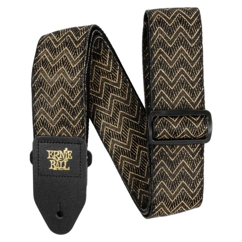 Ernie Ball Classic Jacquard Guitar Strap/Bass Strap - Golden Waves — guitar and bass strap Ernie Ball Classic Jacquard Guitar Strap/Bass Strap - Golden Waves — guitar and bass strap