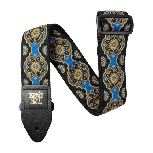 Ernie Ball Classic Jacquard Guitar Strap/Bass Strap - Kaleidoscope Blue — guitar and bass strap Ernie Ball Classic Jacquard Guitar Strap/Bass Strap - Kaleidoscope Blue — guitar and bass strap