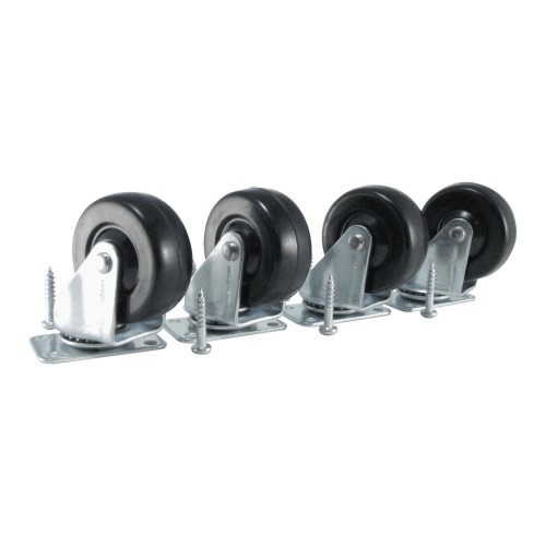 Ernie Ball Amp Caster Set — pastiprinātāja ritentiņu komplekts