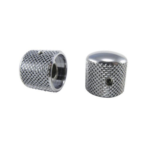 Ernie Ball Tele-style Knobs Chrome Plated Brass Set of 2 — regulatora pogas