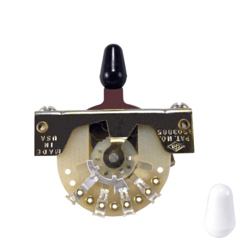 Ernie Ball 3-Way Strat-style Switch — skaņas noņēmēju slēdzis Ernie Ball 3-Way Strat-style Switch — skaņas noņēmēju slēdzis