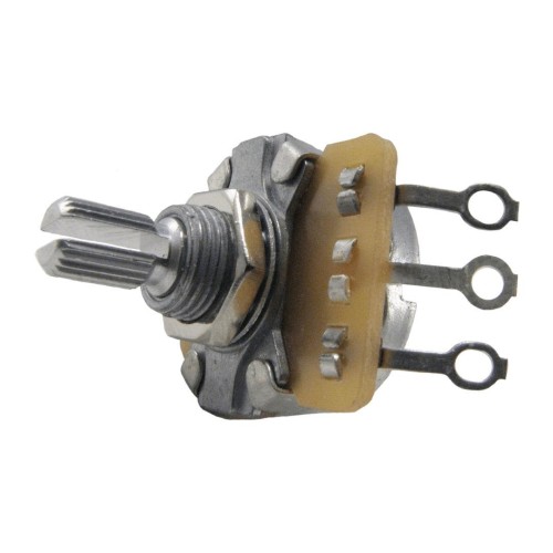 Ernie Ball 250K Split Shaft Potentiometer for Instruments — potenciometrs Ernie Ball 250K Split Shaft Potentiometer for Instruments — potenciometrs