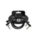 Ernie Ball Flex Patch Cable 12in - Black - 3 paku iepakojums — pedāļu savienojuma vads Ernie Ball Flex Patch Cable 12in - Black - 3 paku iepakojums — pedāļu savienojuma vads