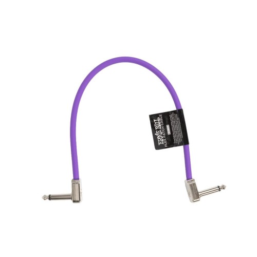 Ernie Ball Flex Patch Cable 12in - Purple - Single — pedāļu savienojuma vads Ernie Ball Flex Patch Cable 12in - Purple - Single — pedāļu savienojuma vads