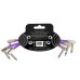 Ernie Ball Flex Patch Cable 6in - Purple - 3 paku iepakojums — pedāļu savienojuma vads Ernie Ball Flex Patch Cable 6in - Purple - 3 paku iepakojums — pedāļu savienojuma vads
