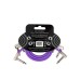 Ernie Ball Flex Patch Cable 12in - Purple - 3 paku iepakojums — pedāļu savienojuma vads Ernie Ball Flex Patch Cable 12in - Purple - 3 paku iepakojums — pedāļu savienojuma vads