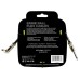 Ernie Ball Flex Instrument Cable Straight/Angle 10ft - Green — instrumentu vads