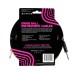 Ernie Ball Braided Instrument Cable Straight/Straight 18ft - Pumpkin Pie — instrumentu vads Ernie Ball Braided Instrument Cable Straight/Straight 18ft - Pumpkin Pie — instrumentu vads