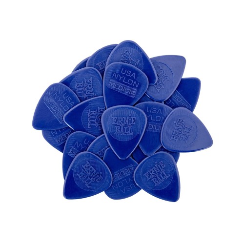 Ernie Ball Medium Injection Molded Nylon Picks 0.72mm bag of 50 — mediatori Ernie Ball Medium Injection Molded Nylon Picks 0.72mm bag of 50 — mediatori