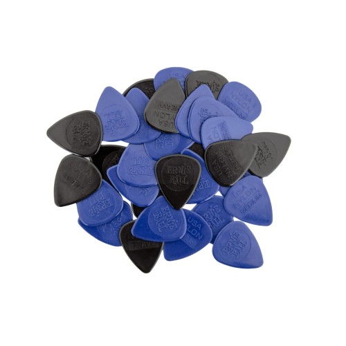 Ernie Ball Mixed Thickness Nylon Picks (Medium, Heavy) bag of 50 — mediatori Ernie Ball Mixed Thickness Nylon Picks (Medium, Heavy) bag of 50 — mediatori