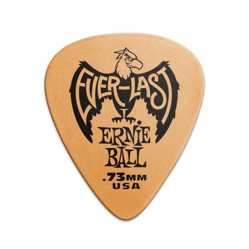 Ernie Ball Everlast Picks - 0.73mm Orange - 12 paku iepakojums — mediatori Ernie Ball Everlast Picks - 0.73mm Orange - 12 paku iepakojums — mediatori