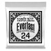 Ernie Ball .024 Everlast Coated 80/20 Bronze — akustiskās ģitāras atsevišķa stīga Ernie Ball .024 Everlast Coated 80/20 Bronze — akustiskās ģitāras atsevišķa stīga
