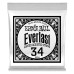 Ernie Ball .034 Everlast Coated 80/20 Bronze — akustiskās ģitāras atsevišķa stīga Ernie Ball .034 Everlast Coated 80/20 Bronze — akustiskās ģitāras atsevišķa stīga