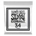 Ernie Ball .034 Cobalt Wound — elektriskās ģitāras atsevišķa stīga Ernie Ball .034 Cobalt Wound — elektriskās ģitāras atsevišķa stīga