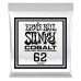 Ernie Ball .062 Cobalt Wound 3 paku iepakojums — elektriskās ģitāras atsevišķa stīga Ernie Ball .062 Cobalt Wound 3 paku iepakojums — elektriskās ģitāras atsevišķa stīga