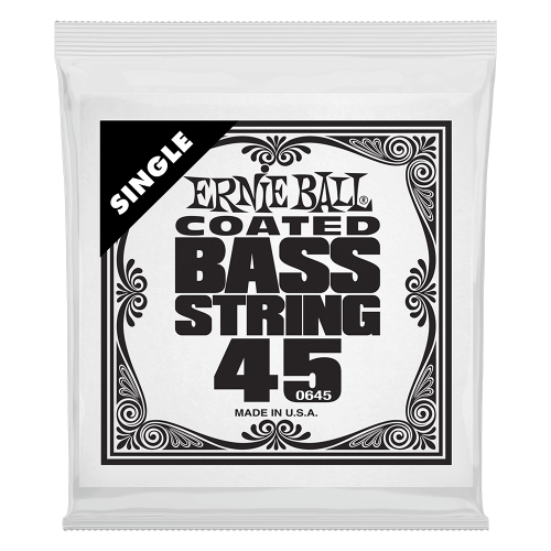 Ernie Ball .045 Coated Nickel Wound — basģitāras atsevišķa stīga