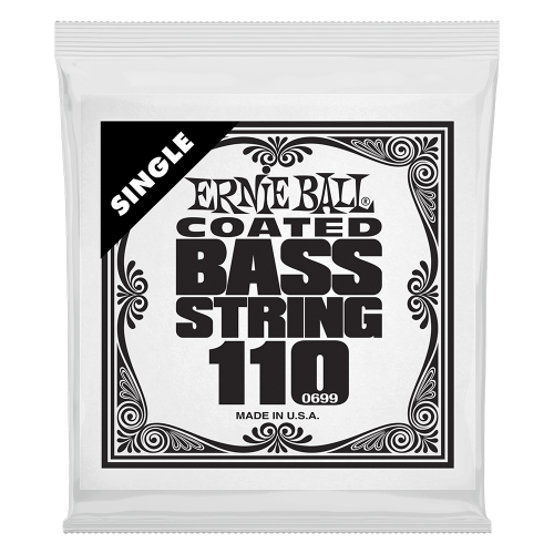 Ernie Ball .110 Coated Nickel Wound — basģitāras atsevišķa stīga