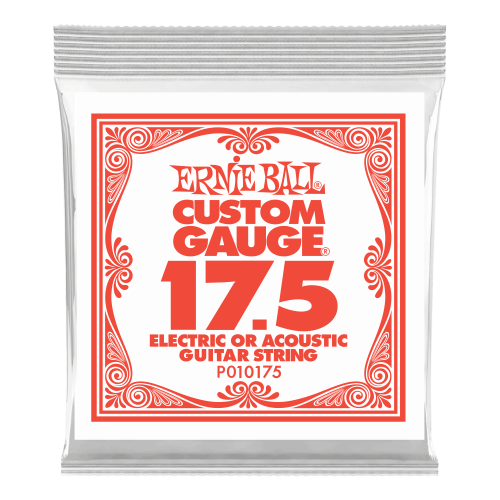 Ernie Ball .0175 Plain Steel — elektriskās ģitāras atsevišķa stīga