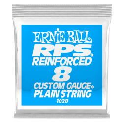 Ernie Ball .008 RPS Reinforced Plain — electric guitar single string