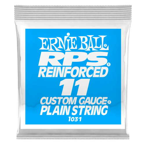 Ernie Ball .011 RPS Reinforced Plain — elektriskās ģitāras atsevišķa stīga Ernie Ball .011 RPS Reinforced Plain — elektriskās ģitāras atsevišķa stīga