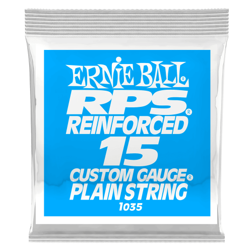Ernie Ball .015 RPS Reinforced Plain — elektriskās ģitāras atsevišķa stīga