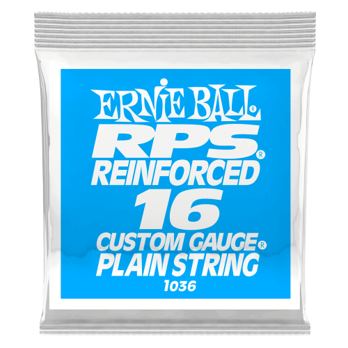Ernie Ball .016 RPS Reinforced Plain — elektriskās ģitāras atsevišķa stīga