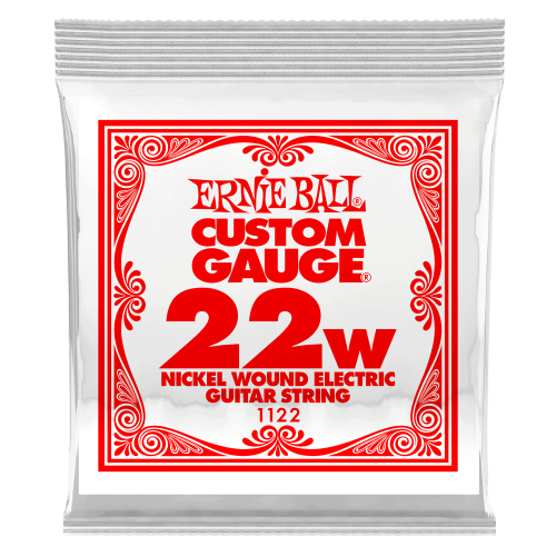 Ernie Ball .022 Nickel Wound — elektriskās ģitāras atsevišķa stīga Ernie Ball .022 Nickel Wound — elektriskās ģitāras atsevišķa stīga