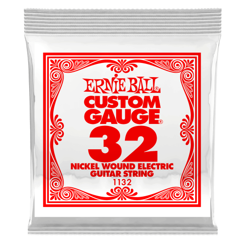 Ernie Ball .032 Nickel Wound — elektriskās ģitāras atsevišķa stīga