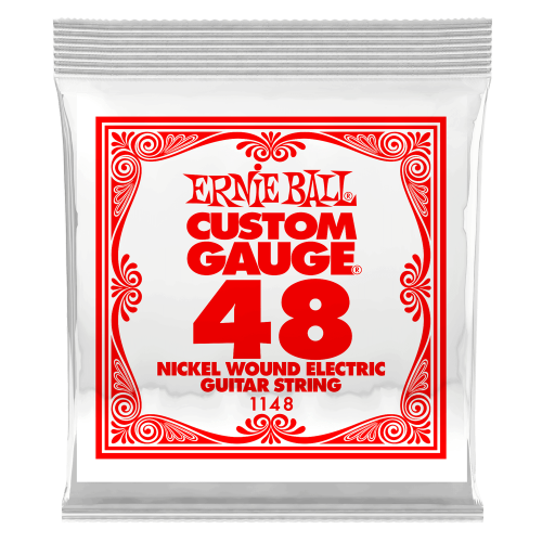 Ernie Ball .048 Nickel Wound — elektriskās ģitāras atsevišķa stīga Ernie Ball .048 Nickel Wound — elektriskās ģitāras atsevišķa stīga