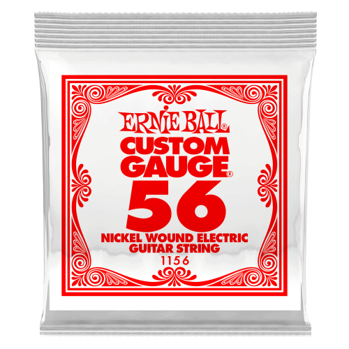 Ernie Ball .056 Nickel Wound — elektriskās ģitāras atsevišķa stīga