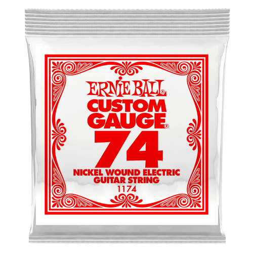 Ernie Ball .074 Nickel Wound 3 paku iepakojums — elektriskās ģitāras atsevišķa stīga