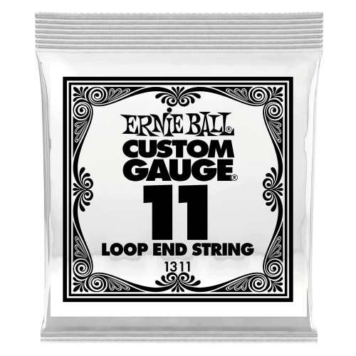 Ernie Ball .011 Loop End Stainless Steel Plain Banjo or Mandolin — bandžo atsevišķa stīga Ernie Ball .011 Loop End Stainless Steel Plain Banjo or Mandolin — bandžo atsevišķa stīga