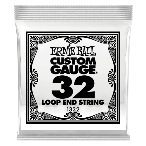Ernie Ball .032 Loop End Stainless Steel Wound Banjo or Mandolin — bandžo atsevišķa stīga