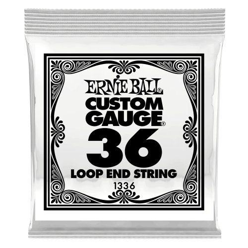 Ernie Ball .036 Loop End Stainless Steel Wound Banjo or Mandolin — bandžo atsevišķa stīga