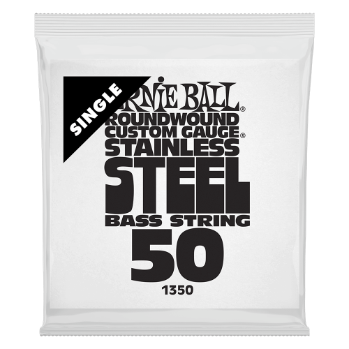 Ernie Ball .050 Stainless Steel — basģitāras atsevišķa stīga Ernie Ball .050 Stainless Steel — basģitāras atsevišķa stīga