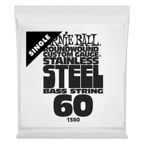 Ernie Ball .060 Stainless Steel — basģitāras atsevišķa stīga