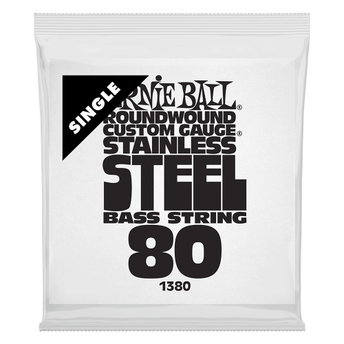 Ernie Ball .080 Stainless Steel — basģitāras atsevišķa stīga