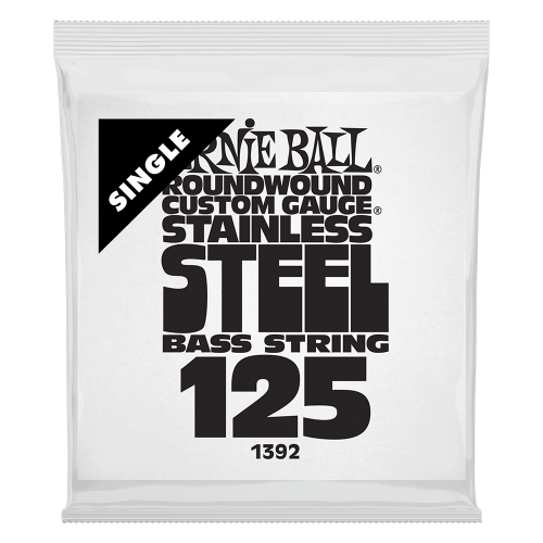Ernie Ball .125 Stainless Steel — basģitāras atsevišķa stīga Ernie Ball .125 Stainless Steel — basģitāras atsevišķa stīga