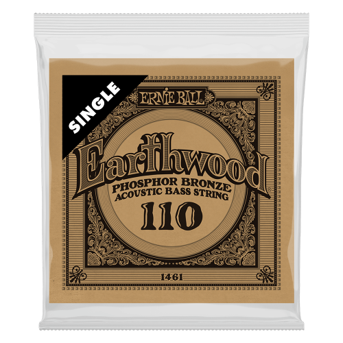 Ernie Ball .110 Earthwood Phosphor Bronze — akustiskās basģitāras atsevišķa stīga Ernie Ball .110 Earthwood Phosphor Bronze — akustiskās basģitāras atsevišķa stīga