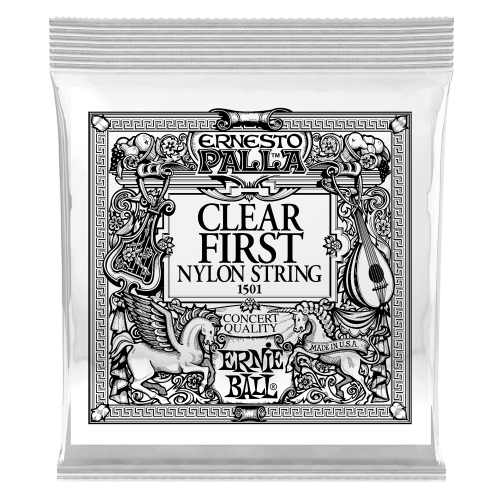 Ernie Ball Clear 1st Ernesto Palla Nylon — klasiskās ģitāras atsevišķa stīga Ernie Ball Clear 1st Ernesto Palla Nylon — klasiskās ģitāras atsevišķa stīga