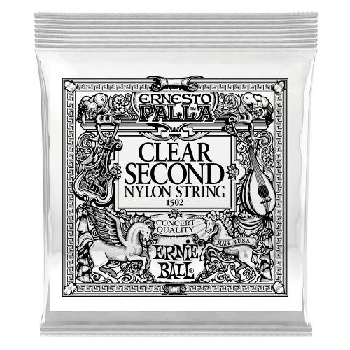 Ernie Ball Clear 2nd Ernesto Palla Nylon — klasiskās ģitāras atsevišķa stīga Ernie Ball Clear 2nd Ernesto Palla Nylon — klasiskās ģitāras atsevišķa stīga