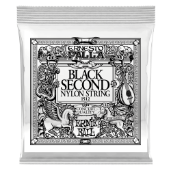 Ernie Ball Black 2nd Ernesto Palla Nylon — classical guitar single string