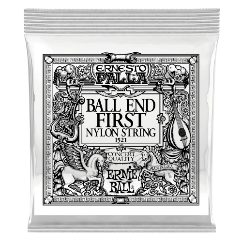Ernie Ball Black 1st Ernesto Palla Nylon Ball End — klasiskās ģitāras atsevišķa stīga Ernie Ball Black 1st Ernesto Palla Nylon Ball End — klasiskās ģitāras atsevišķa stīga