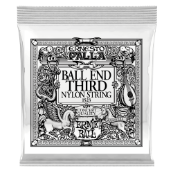 Ernie Ball Black 3rd Ernesto Palla Nylon Ball End — classical guitar single string