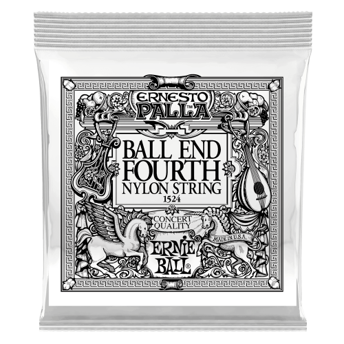 Ernie Ball Gold 4th Ernesto Palla Nylon Ball End — klasiskās ģitāras atsevišķa stīga Ernie Ball Gold 4th Ernesto Palla Nylon Ball End — klasiskās ģitāras atsevišķa stīga