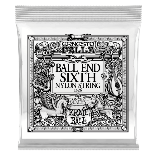 Ernie Ball Gold 6th Ernesto Palla Nylon Ball End — klasiskās ģitāras atsevišķa stīga Ernie Ball Gold 6th Ernesto Palla Nylon Ball End — klasiskās ģitāras atsevišķa stīga
