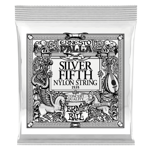 Ernie Ball Silver 5th Ernesto Palla Nylon — klasiskās ģitāras atsevišķa stīga Ernie Ball Silver 5th Ernesto Palla Nylon — klasiskās ģitāras atsevišķa stīga