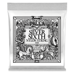 Ernie Ball Silver 6th Ernesto Palla Nylon — classical guitar single string Ernie Ball Silver 6th Ernesto Palla Nylon — classical guitar single string