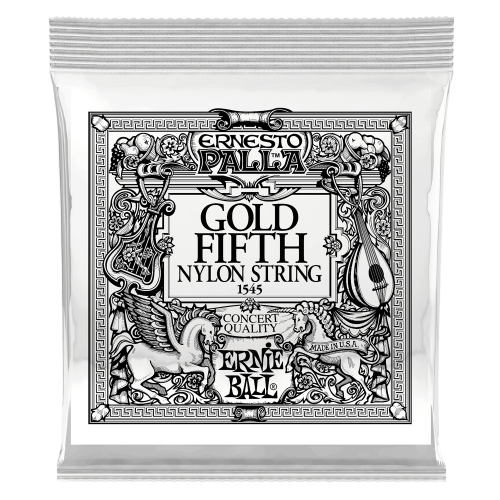Ernie Ball Gold 5th Ernesto Palla Nylon — klasiskās ģitāras atsevišķa stīga Ernie Ball Gold 5th Ernesto Palla Nylon — klasiskās ģitāras atsevišķa stīga