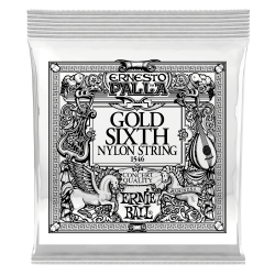 Ernie Ball Gold 6th Ernesto Palla Nylon — classical guitar single string Ernie Ball Gold 6th Ernesto Palla Nylon — classical guitar single string